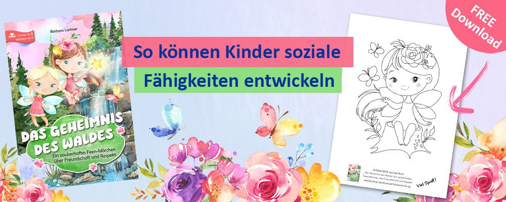 Wie Kinder durch Geschichten soziale Fähigkeiten entwickeln können - Fee Ausmalbild - Free Download